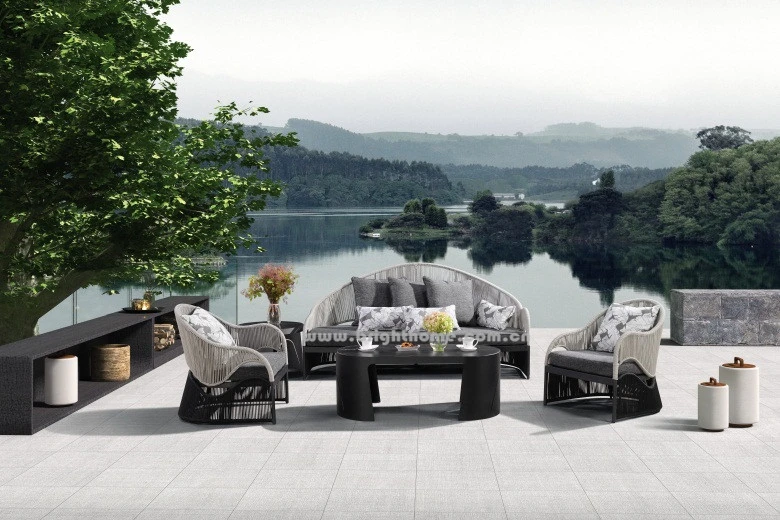 Jardin d'aluminium moderne chinoise Home Hôtel Patio Resort Loisirs canapé mobilier extérieur