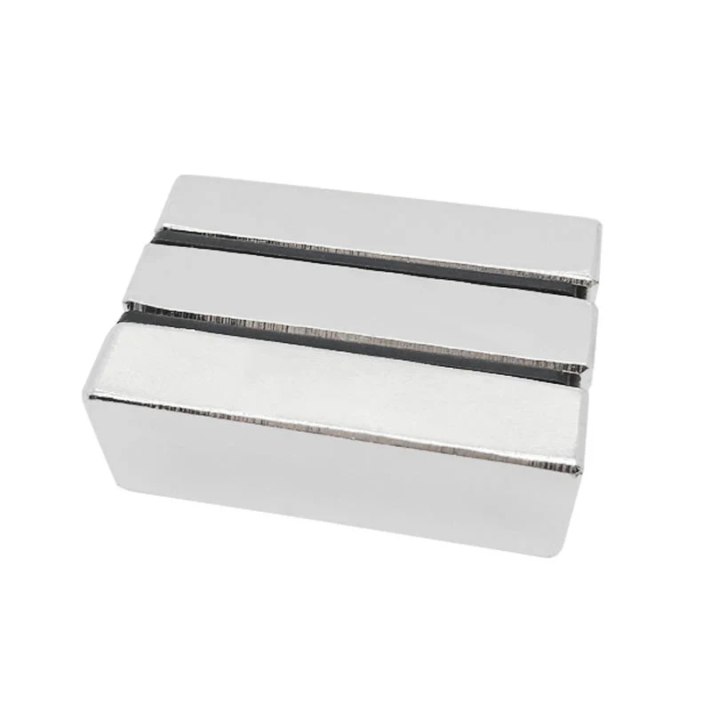 Customized Industrial Strong NdFeB Rectangular Pot Channel N52 Neodymium Block Magnet