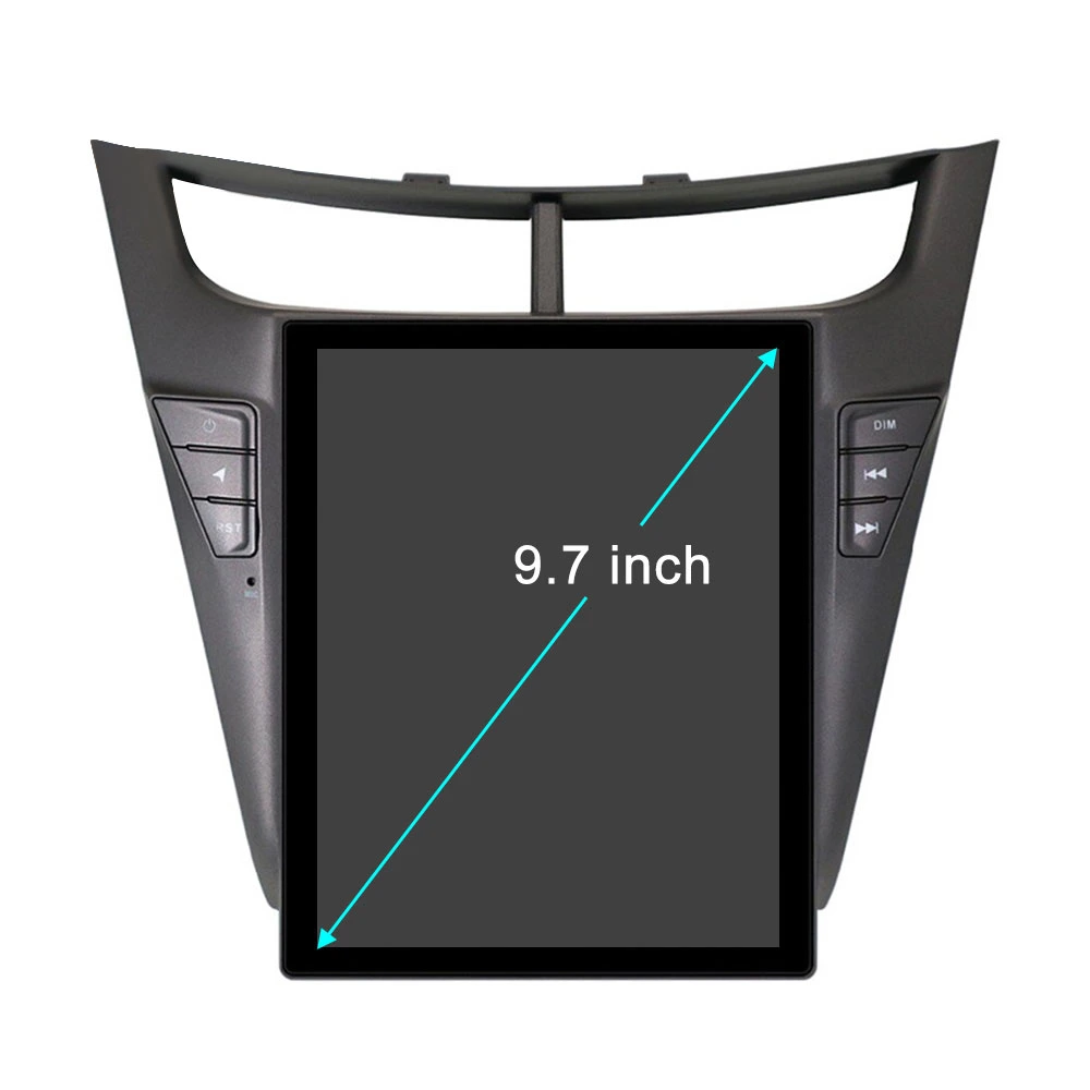 IPS pantalla táctil vertical Android 13 para Chevrolet Sail 2015 2016 8+128GB Soporte de Reproductor de coche inalámbrico CarPlay