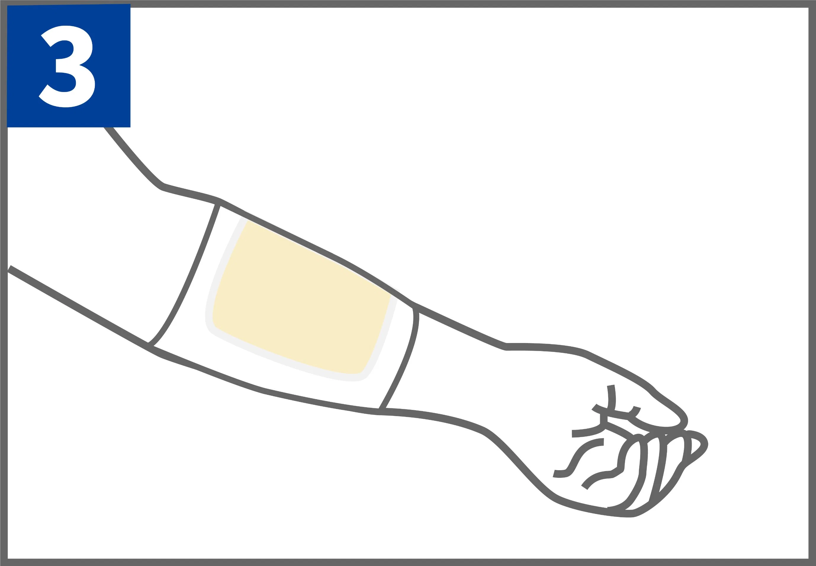 Material Excellent Medical Products Silicone Foam Dressing for Absorb Wound Exudate