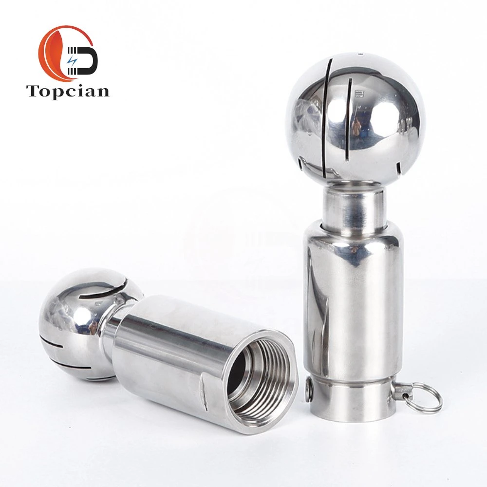 Sanitary Stainless Steel Tank Cleaning Spray Ball, Threaded Cleaner, Tank Washer