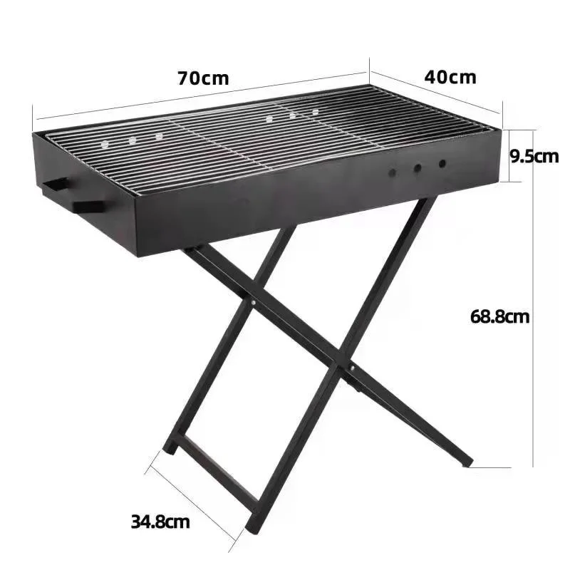 Charcoal Barbecue Grill Stainless Steel New Design