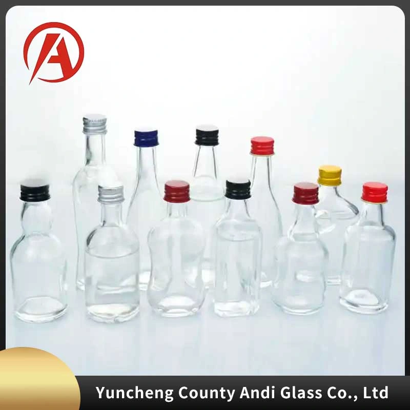 Factory Supplier Hot Sale 500 Ml Premium High Borolisicate Glass Craft Wine 12.0 FL Oz Flint Glass Liquor Wine Bottle