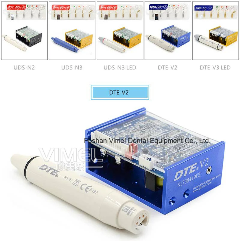 El carpintero de ultrasonidos integrados Dte escalador piezo-V2 por unidad dental