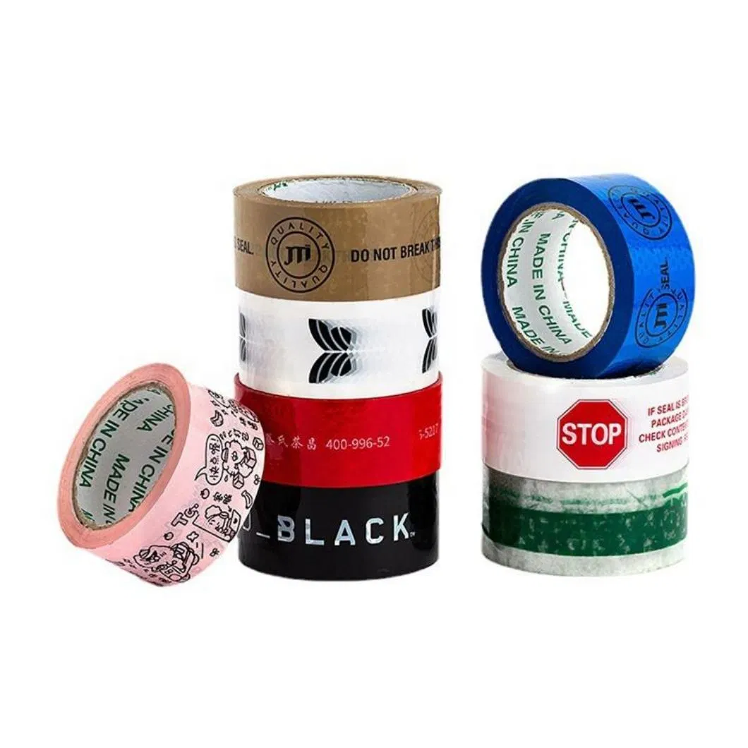 Reliable Supplier Waterproof Transparent Strong Printed BOPP Packaging Tape for Carton Sealing Shipping Packing