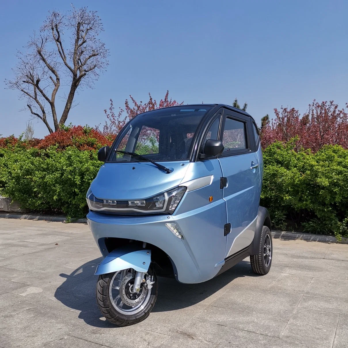 EEC L2e Electric Cars Adults Vehicle 3 Wheel Electric Trike Electric Cabin Scooter