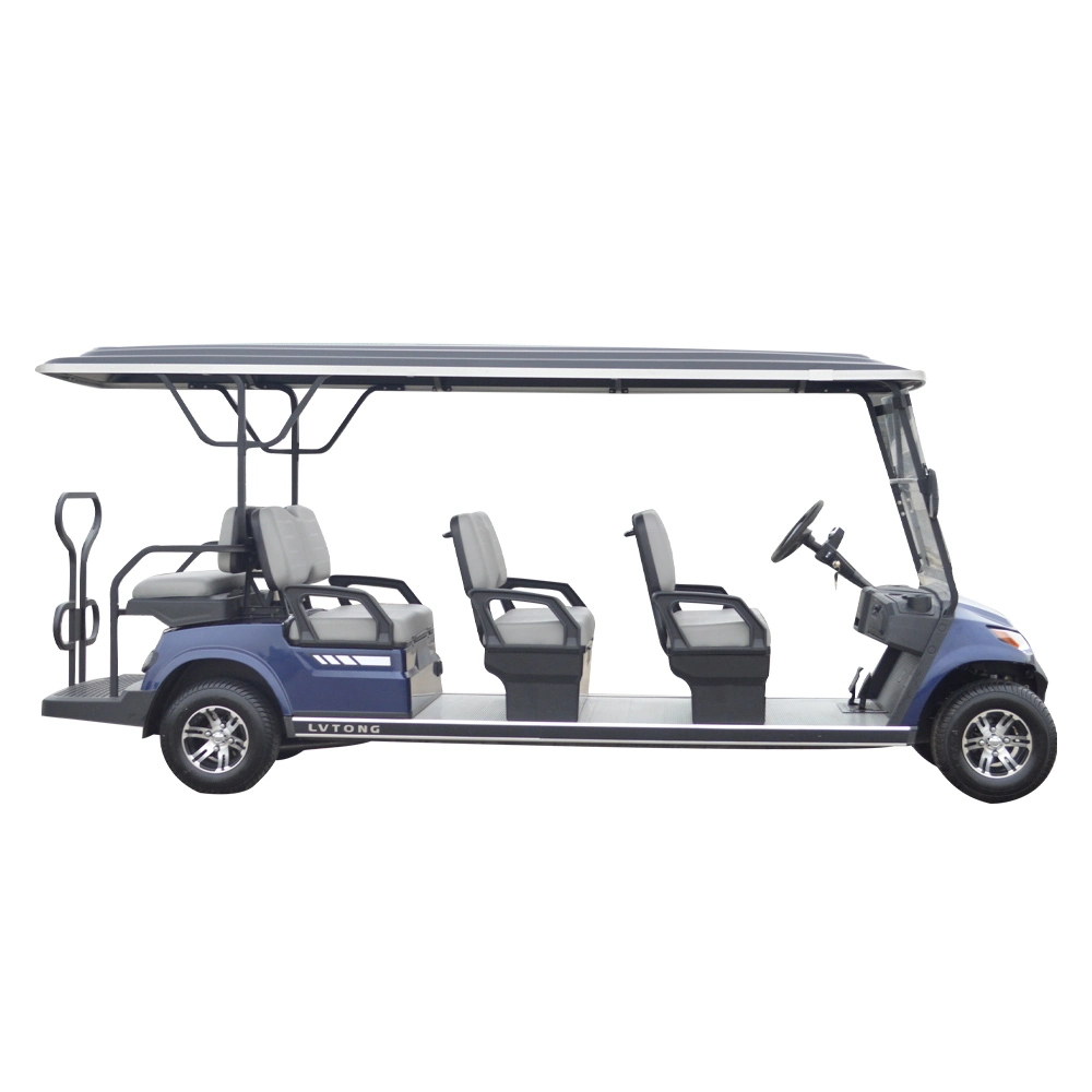 8 Seaters Electric Sightseeing Golf Cart with All Aluminum Alloy Floor