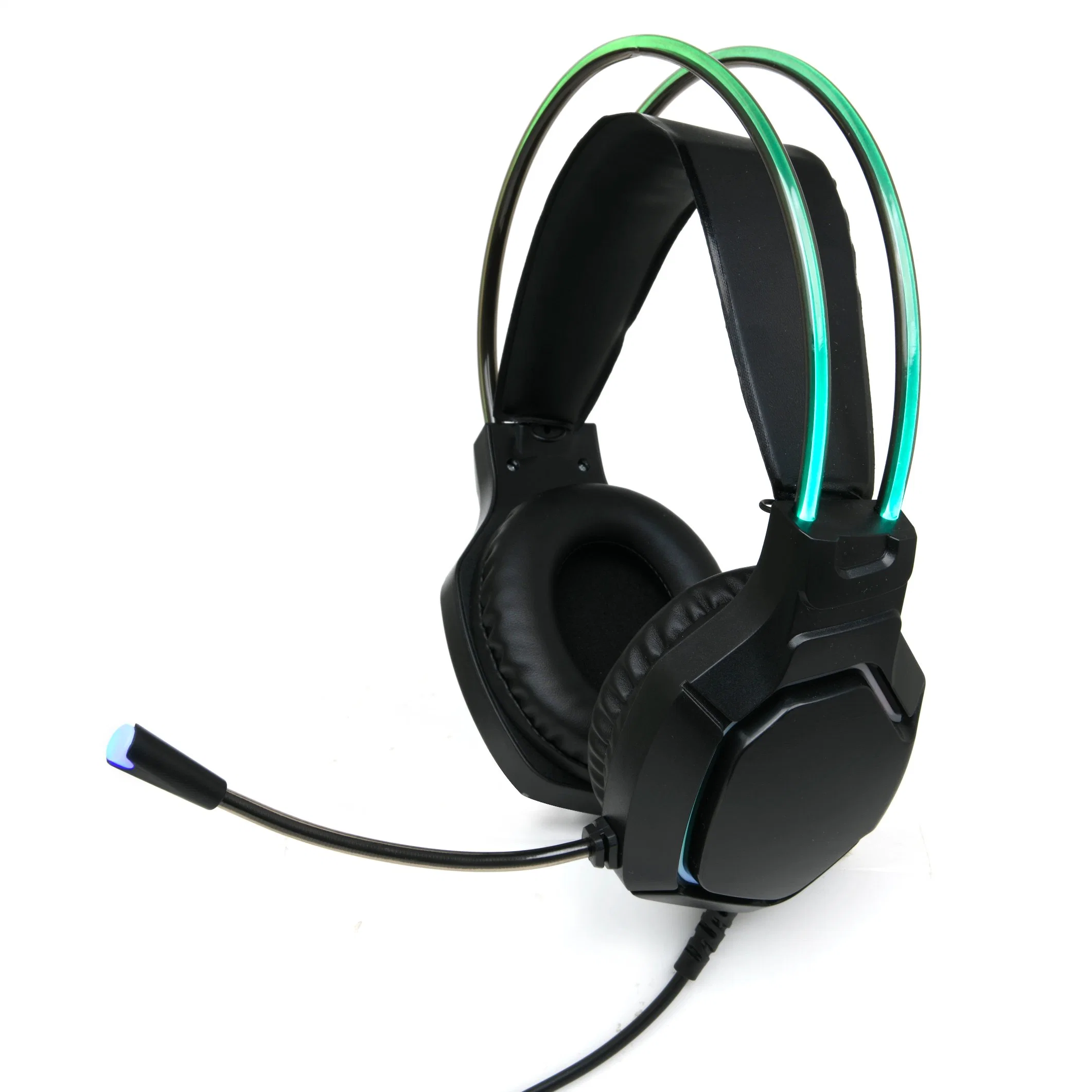 Casque de jeu sans fil 2,4G avec microphone casques filaires 3,5 mm