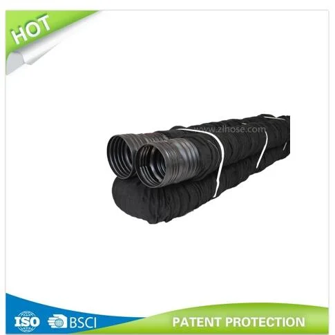 Garden Pipe Flexible and Expandable Perforated Drain Pipe with Fabric Sock