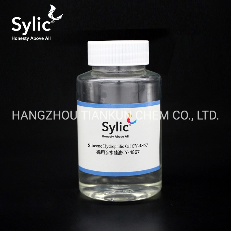 Huile de silicone hydrophile de coton Sylic® 4867 finition silicone haute concentration Agent