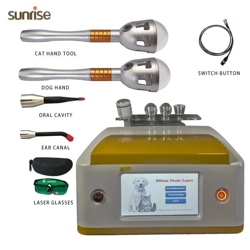 Class IV Wavelength Can Be Designed 810/980/1064nm Veterinary Laser Therapy Equipment Clinic Use for Pets and Larger Animals