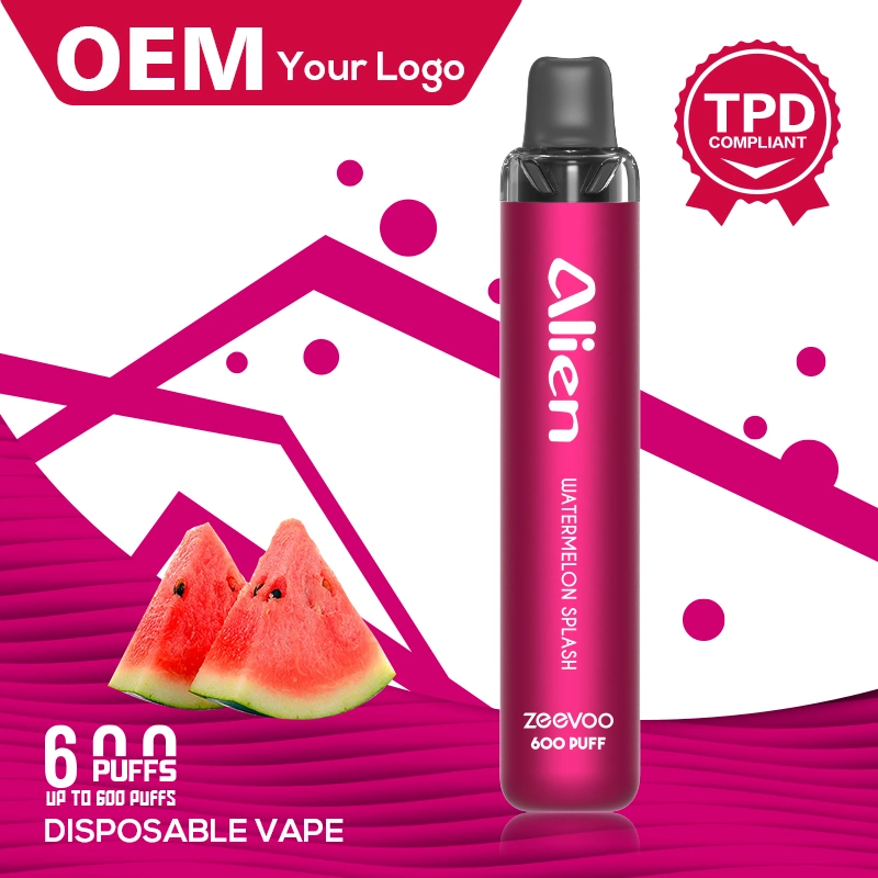 Precio de fábrica OEM 600 Puff Pod VAPE Bar vaporizador de cigarrillos