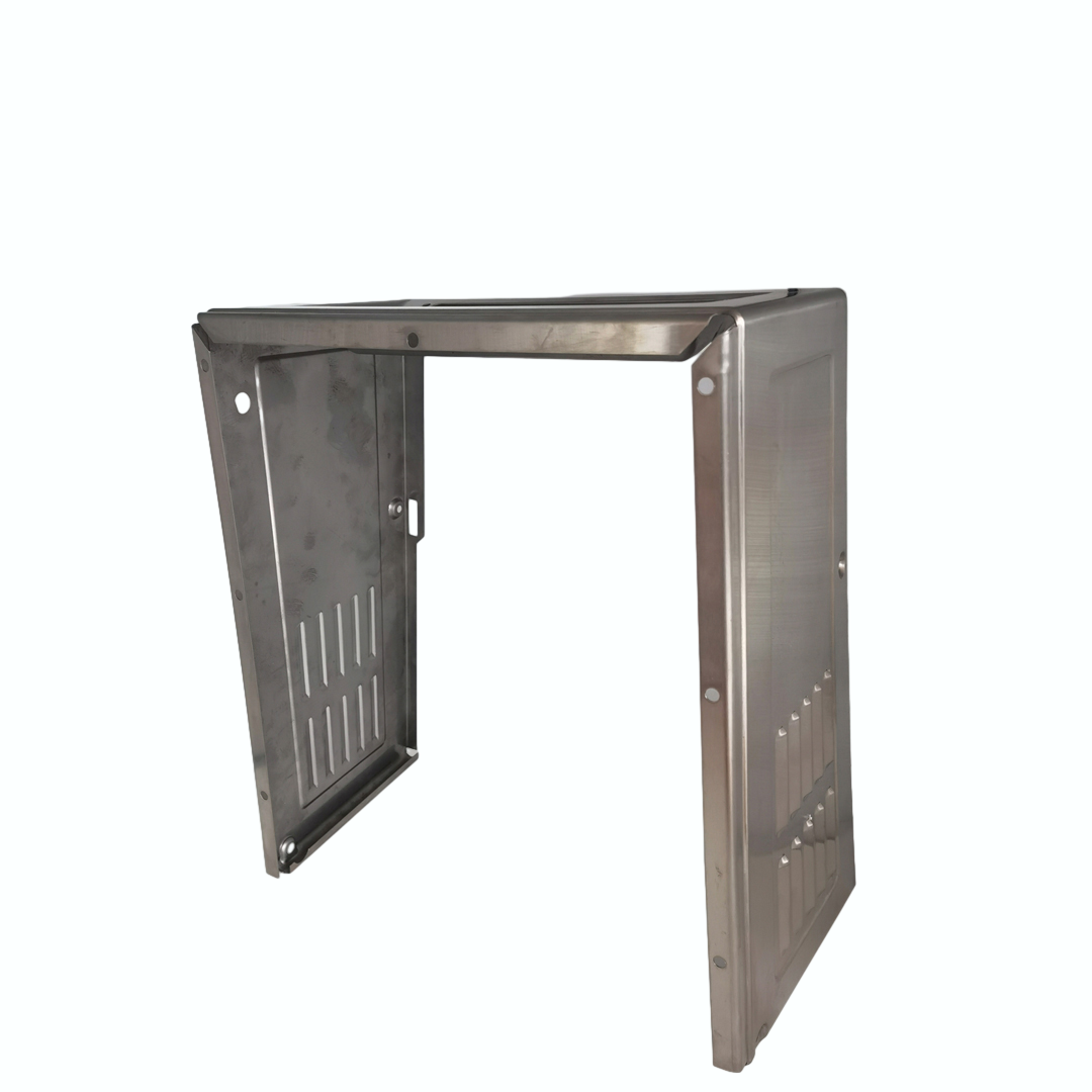 304 Stainless Steel Control Cabinet Shell with Laser Cutting, Stamping, Stretching, and Bending Technology