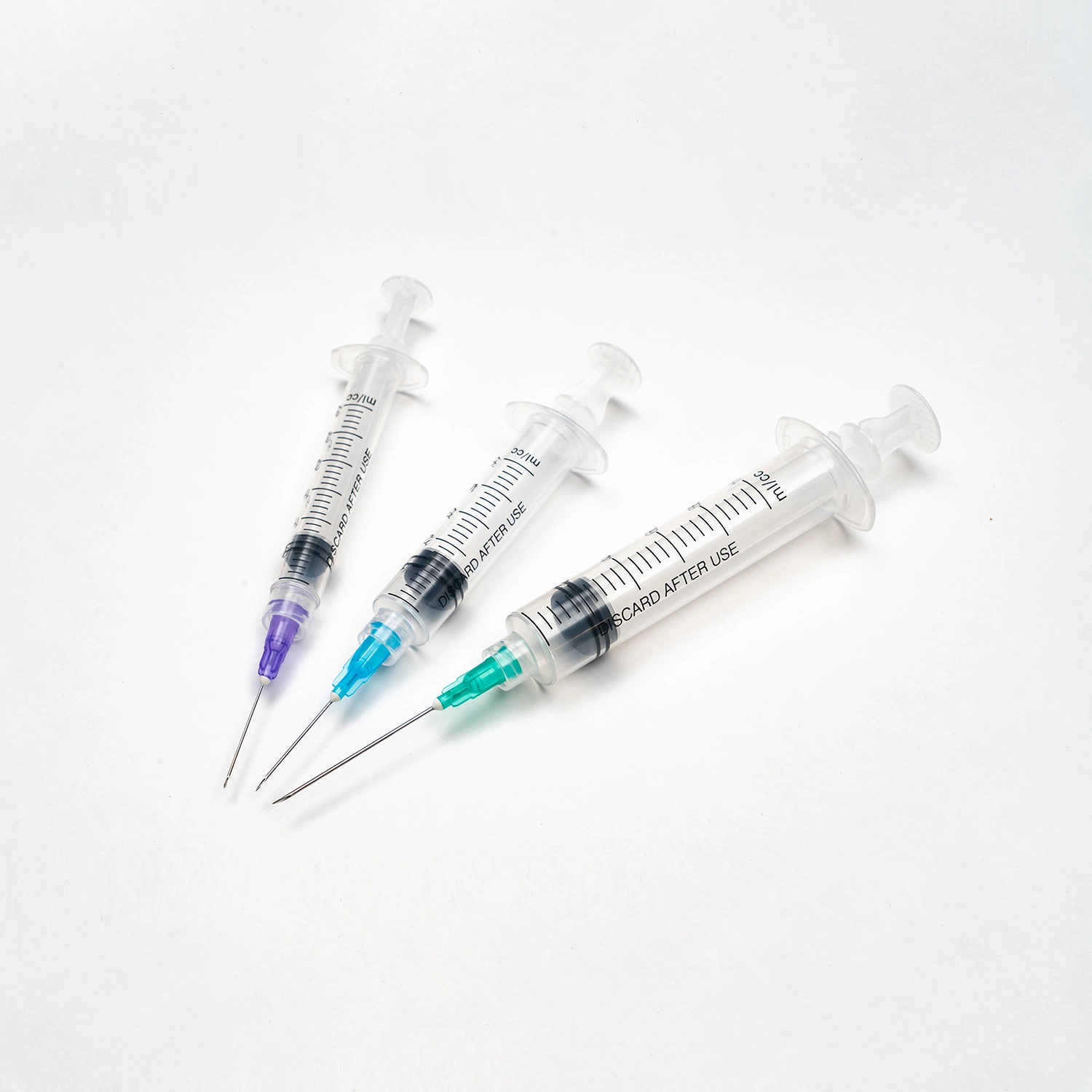 Lab Disposable Medical Products 1ml - 60ml 2-Part 2 Parts Syringes with Luer Slip and Luer Lock Needl Concentric