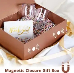 Magnético plegable personalizado de lujo en caja de papel cartón Caja de regalo