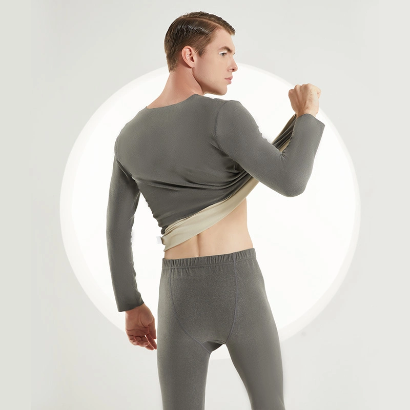 Autumn and Winter New Round Neck Single Layer Thermal Underwear Suit