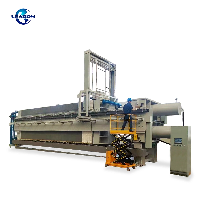 Presse-filtre à plaques à membrane hydraulique entièrement automatique pour équipement industriel mécanique de filtration d'argile.