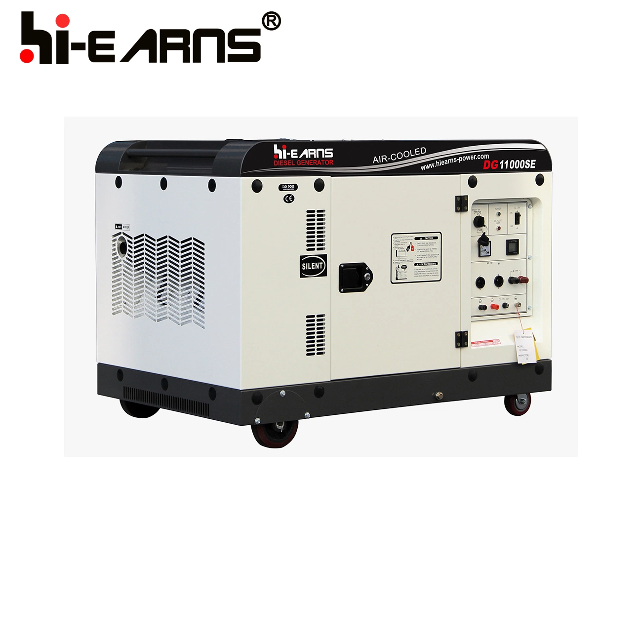 10kVA Silent Type Air-Cooled Euro V Certificate Diesel Hot Sale High quality/High cost performance Generator Series Dg11000se