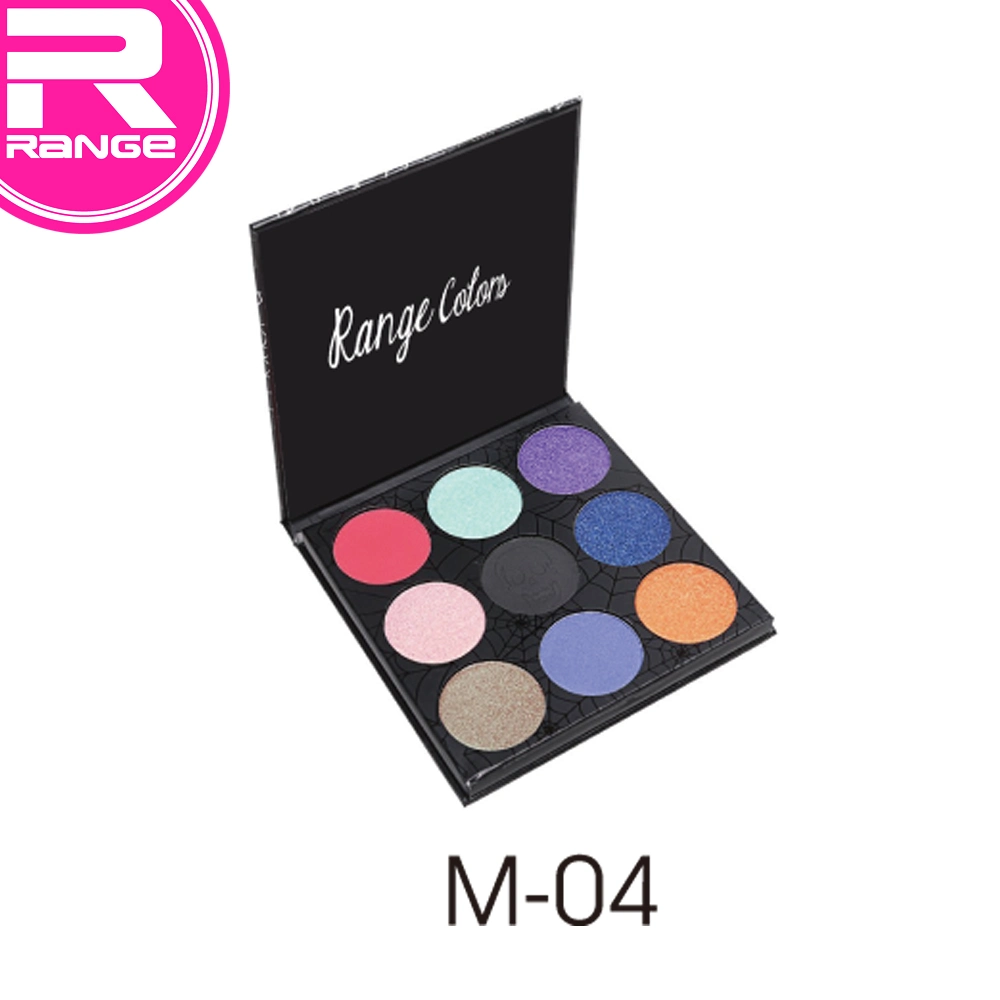 Professional 9 Colors Eyeshadow Palette Cosmetic Manufacturer Private Label Cosmetic