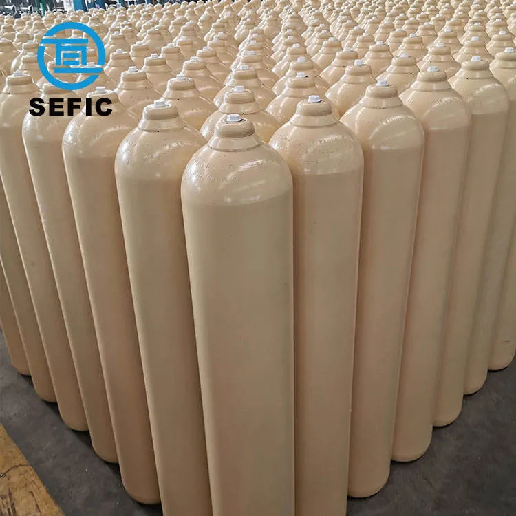 Sefic Seamless Steel Oxygen Hydrogen Argon Helium CO2 Nitrogen Gas Cylinder