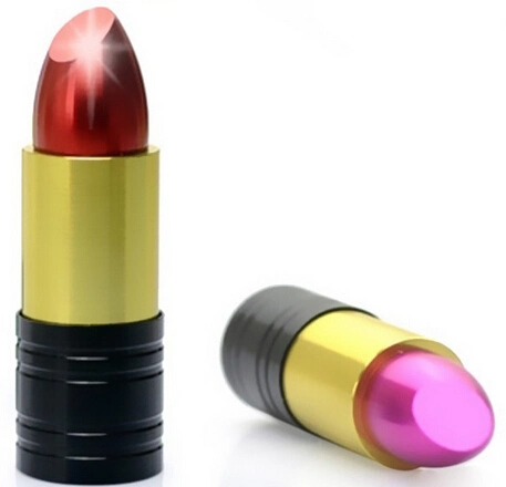 Female Promotional Gift Lipstick Shape USB Flash Drive