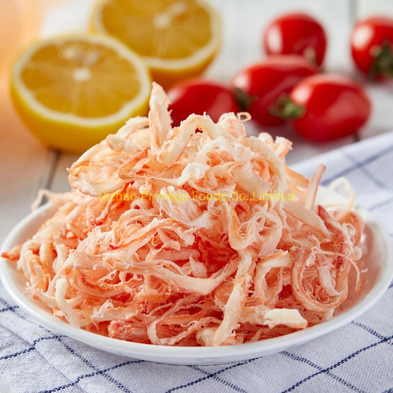 Gewürzte Meeresfrüchte Snacks Calamari Trocken Gesalzen Fisch Getrocknet Tintenfisch Shred