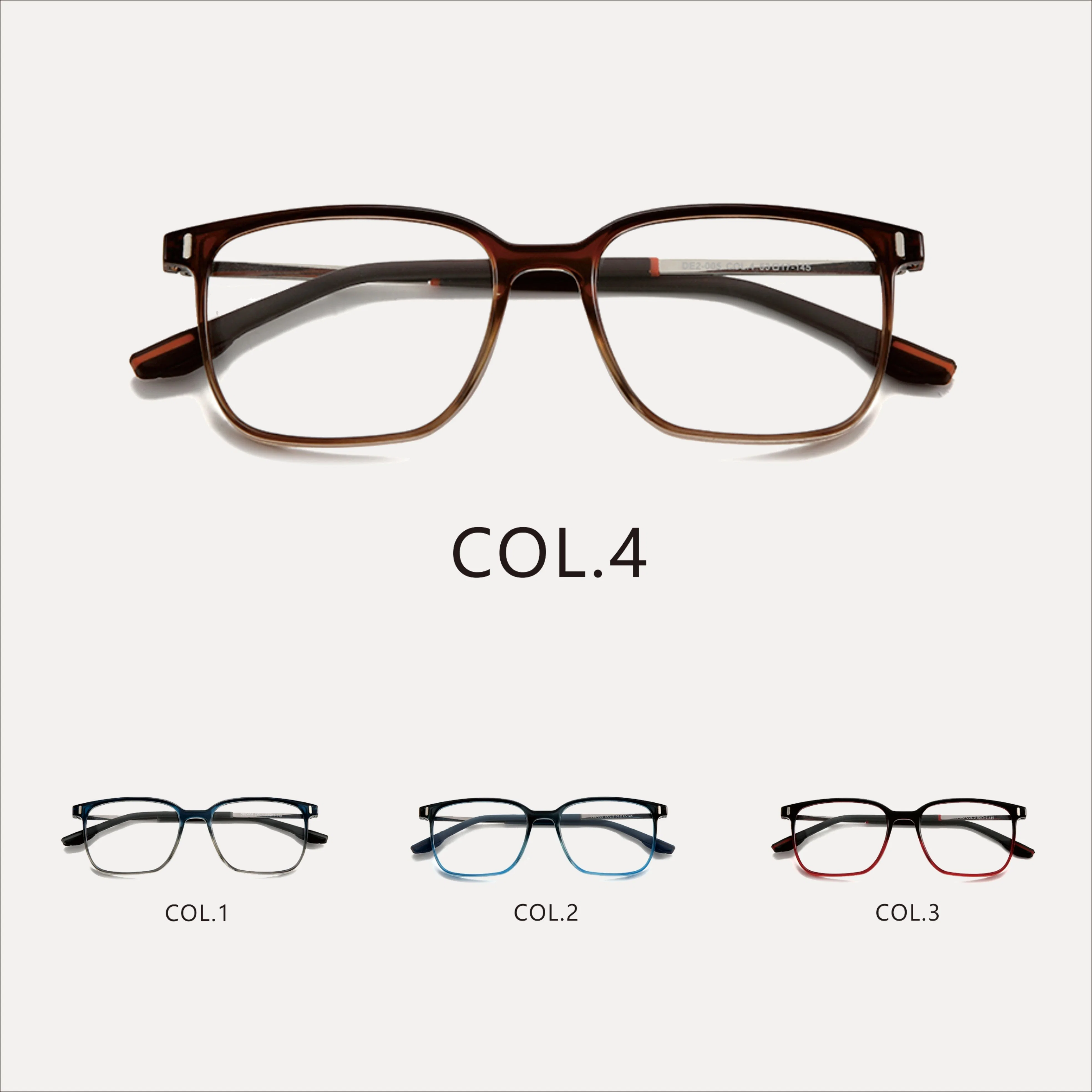 Business Classic Style Ultem Optical Eyeglasses for Gentlemen