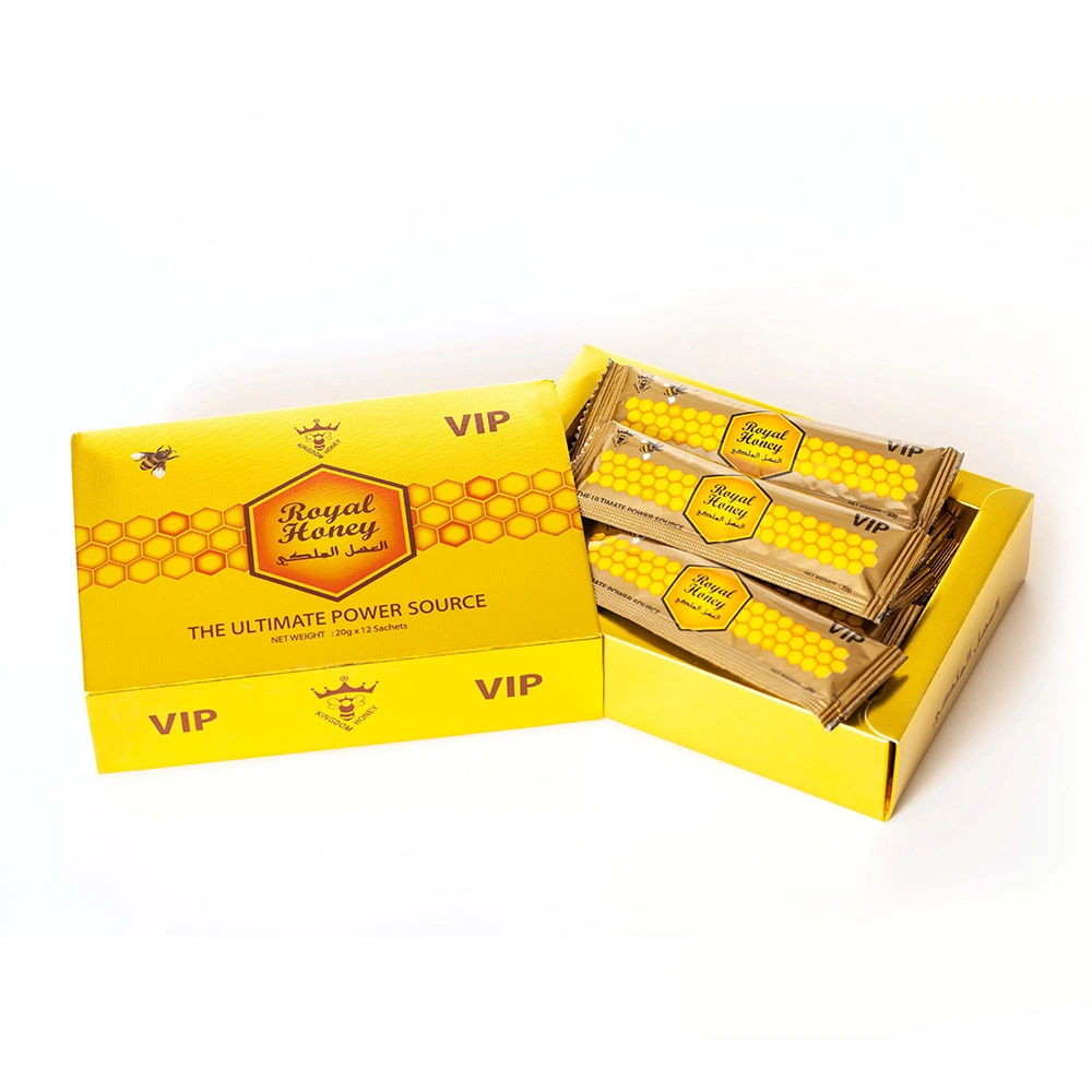 Best Wholesale/Supplier High quality/High cost performance  Royal VIP King Honey for Him - Gold (12 sachets - 20 g) Royal Honey