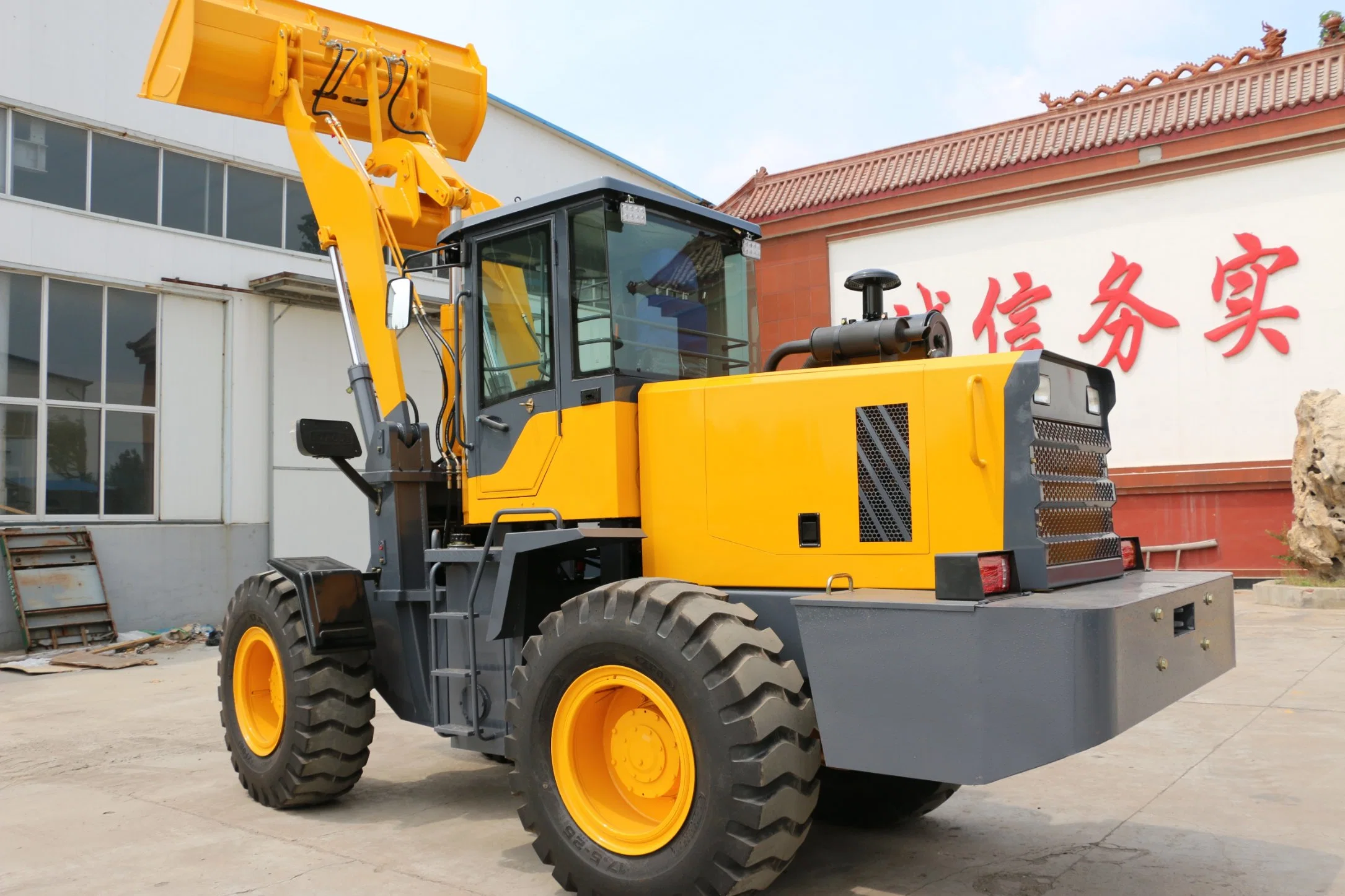 CE EPA 0.8 1 1.5 2 2.8ton Mini Front End Skid Steer Telescopic Hydraulic Transmission Shovel Small Middle Big Radlader Wheel Loader with Attachments