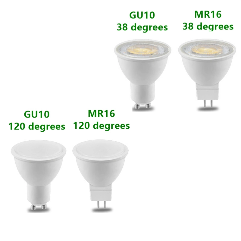 GU10 Gu5.3 Spotlight AC120 AC220V 3000K/4000K/6000K LED Light Lamp Home Decoration Replace Halogen Lamp