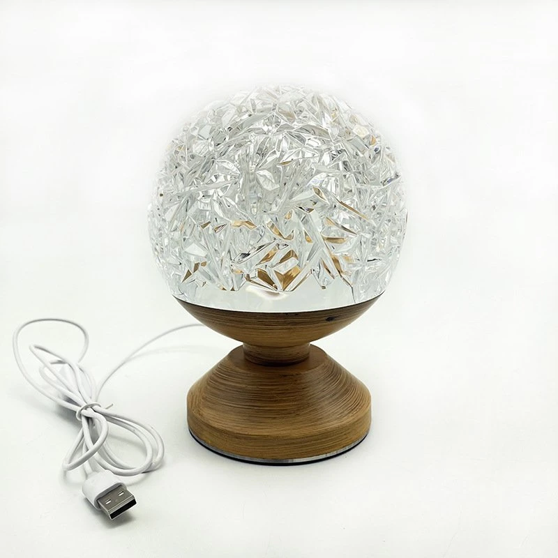 Table Crystal Lamp USB Modern Luxury Lighting Lamps Remote Control Wholesale Decoration LED Lights