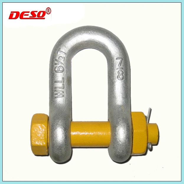 High Quality Large Wll G2150 Us Bolt Type Chain Shackle for Lifting