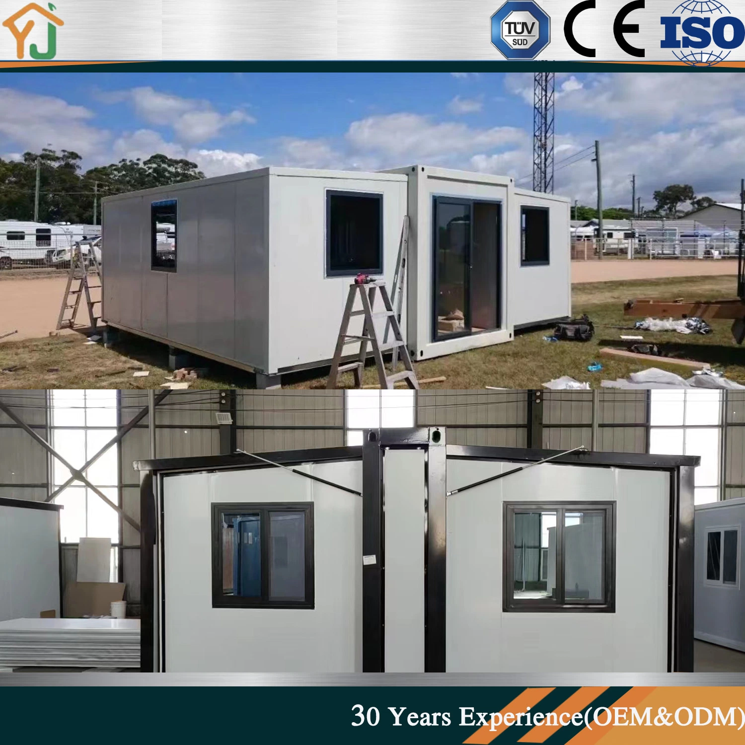 Luxury Expandable Home Tiny House Prefabricated Prefabricated Hot Sale Frame Cabin Real Estate Foldable Holiday Container House