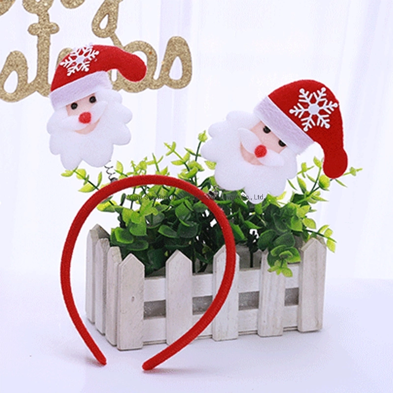 Headband Xmas Tree Pattern Christmas Head Hoop Boys Girls Hair Band for Children