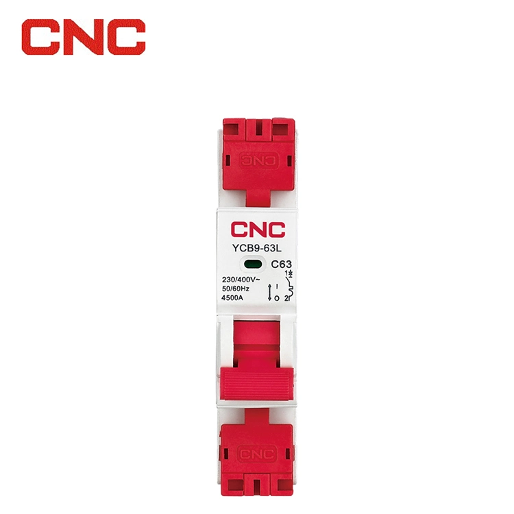 CNC Ycb9-63 DC MCB AC MCB 6ka Circuit Breaker Low Voltage Porducts