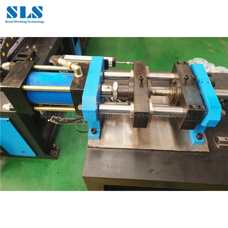 Refrigeration Manifold Copper Pipe Punching Flanging Forming CNC Metal Tube Collar Punching Machine