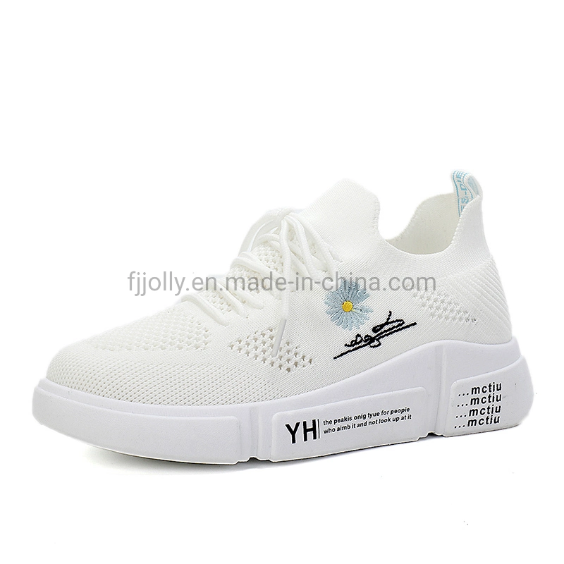 2022 White Student Shoes Breathable Lady Shoes Ready to Ship