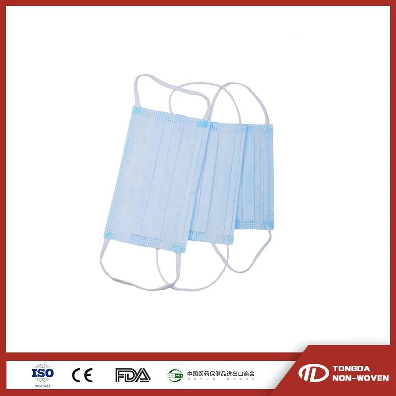 Chinese Manufacturer Direct Selling Non Woven 3 Ply Disposable Surgical Mask En14683 Type Iir Face Masks with Customized Design