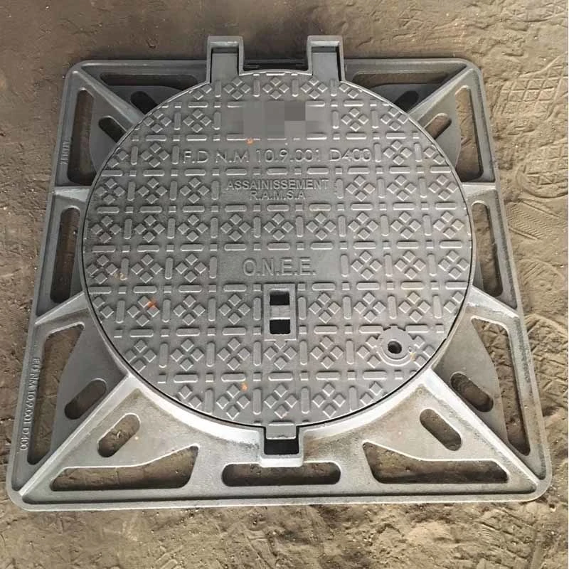 Foundry Drain Cover Dimensions D400 Casted Ductile Iron Round Manhole Cover