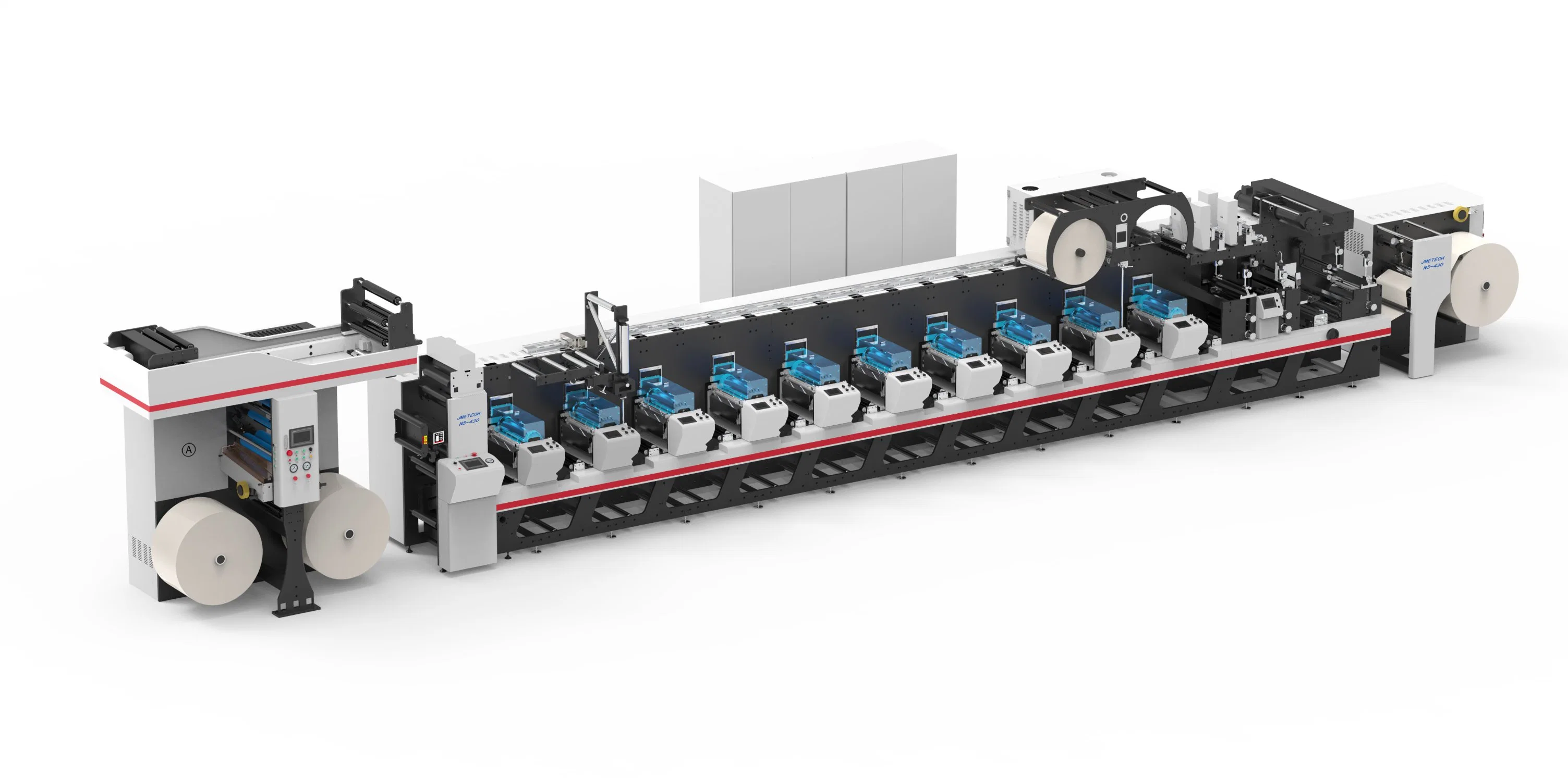 Inline Flexodruck-Etikettendruckmaschine und Foliendruck Maschinen Druck Druck Etikettendrucker 2-12 Farben High Speed