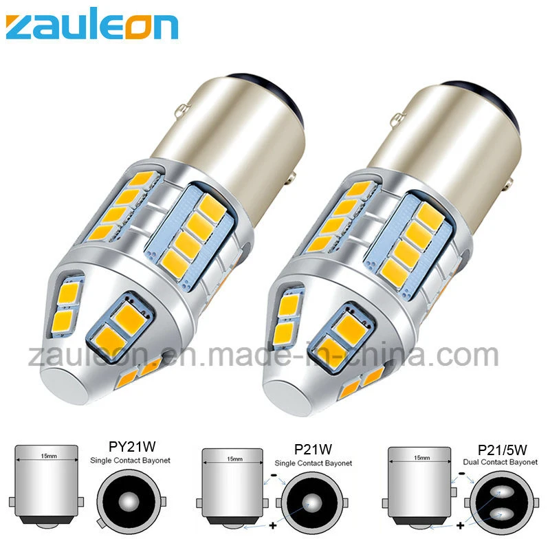 1156 1157 Car LED Lamp P21W Bay15D 12V Auto Brake Bulb Turn Lights Parking Lamp