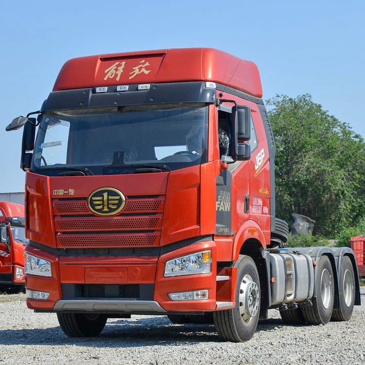 Gamme complète de modèles Nouveau moteur de marque FAW 6X4 Camion tracteur 420HP Euro 5 Prix ​​du camion à vendre.