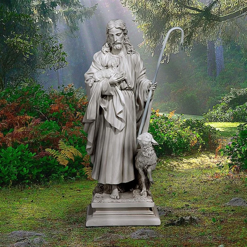 La decoración de la resina sagrada religión de Jesús la estatua de ornamentos de jardín