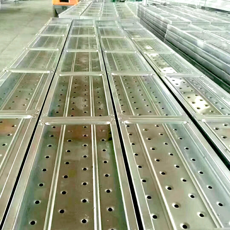 Pre-Galvanized Scaffolding Decking Board Steel Plank Without Hook