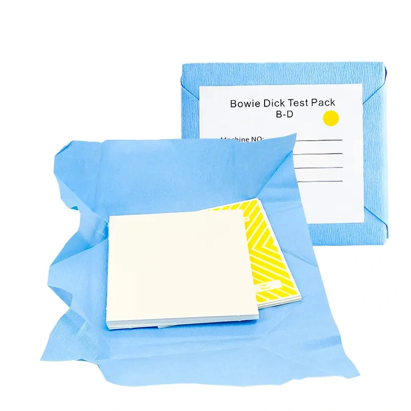 SJ Medical BD Test Pack papel autoclave Test Paper for Sterilization Prueba Bowie Dick