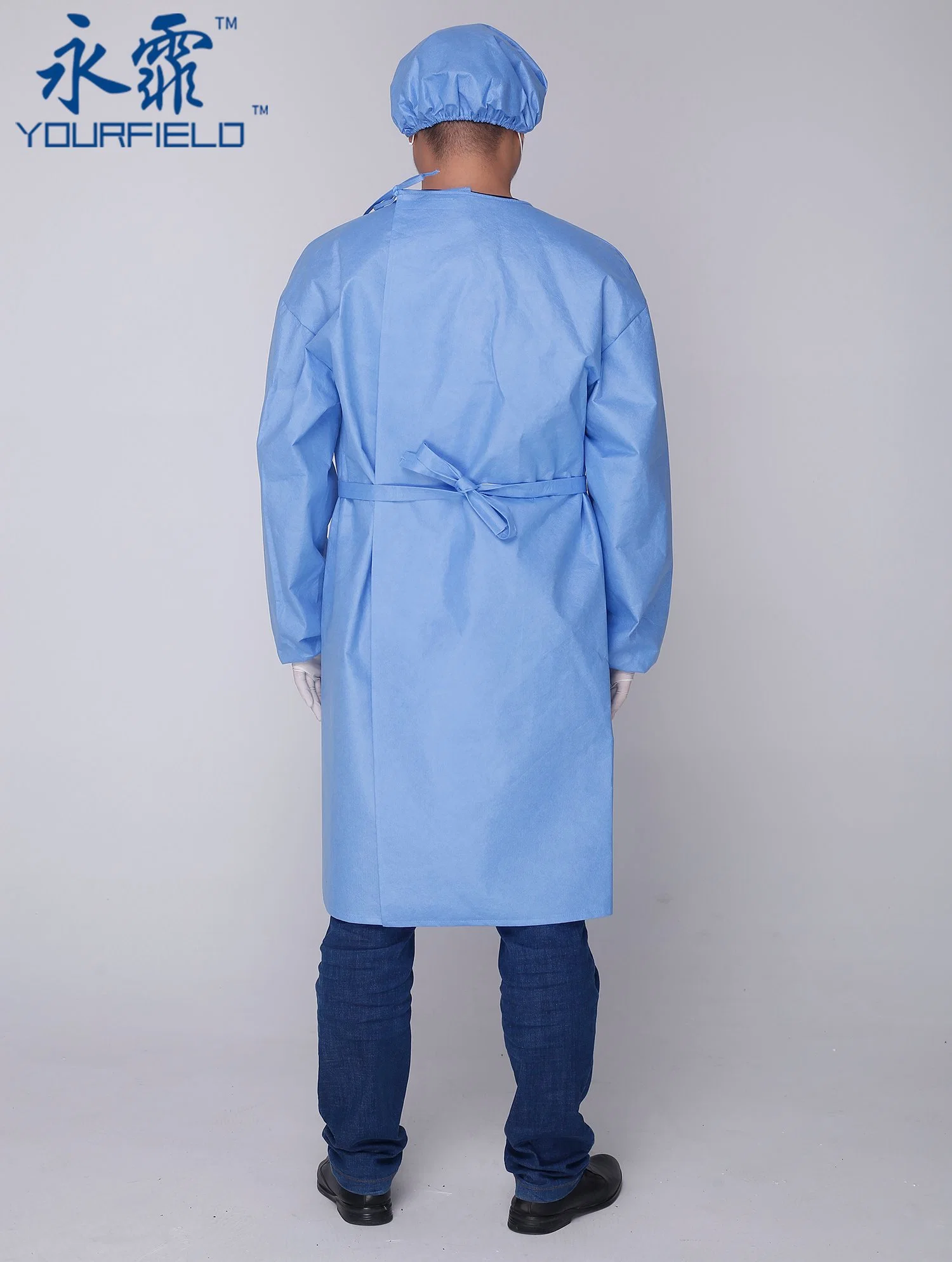 High quality/High cost performance  Medical SMS Disposable Surgical Gown for Hospital