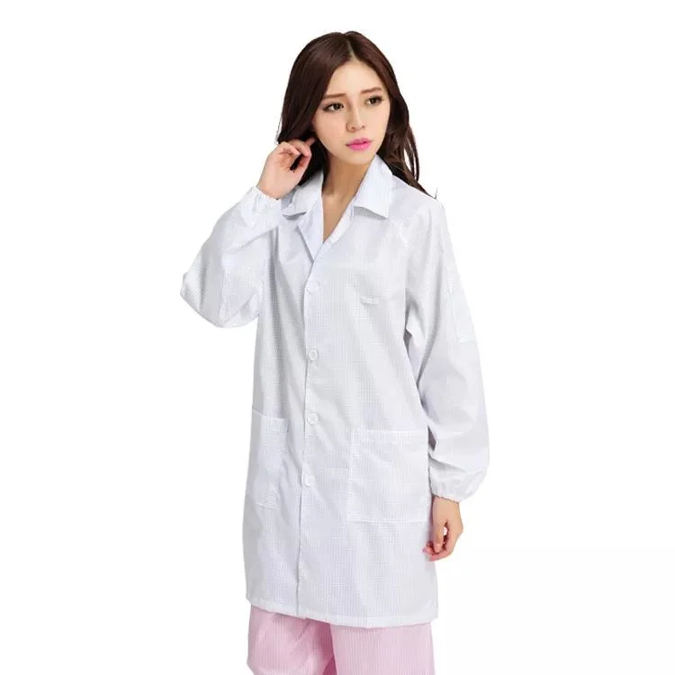 Hot Sale Chinese Factory Antistatic Clothes Cleanroom Overall ESD Smock ESD Working Clothes