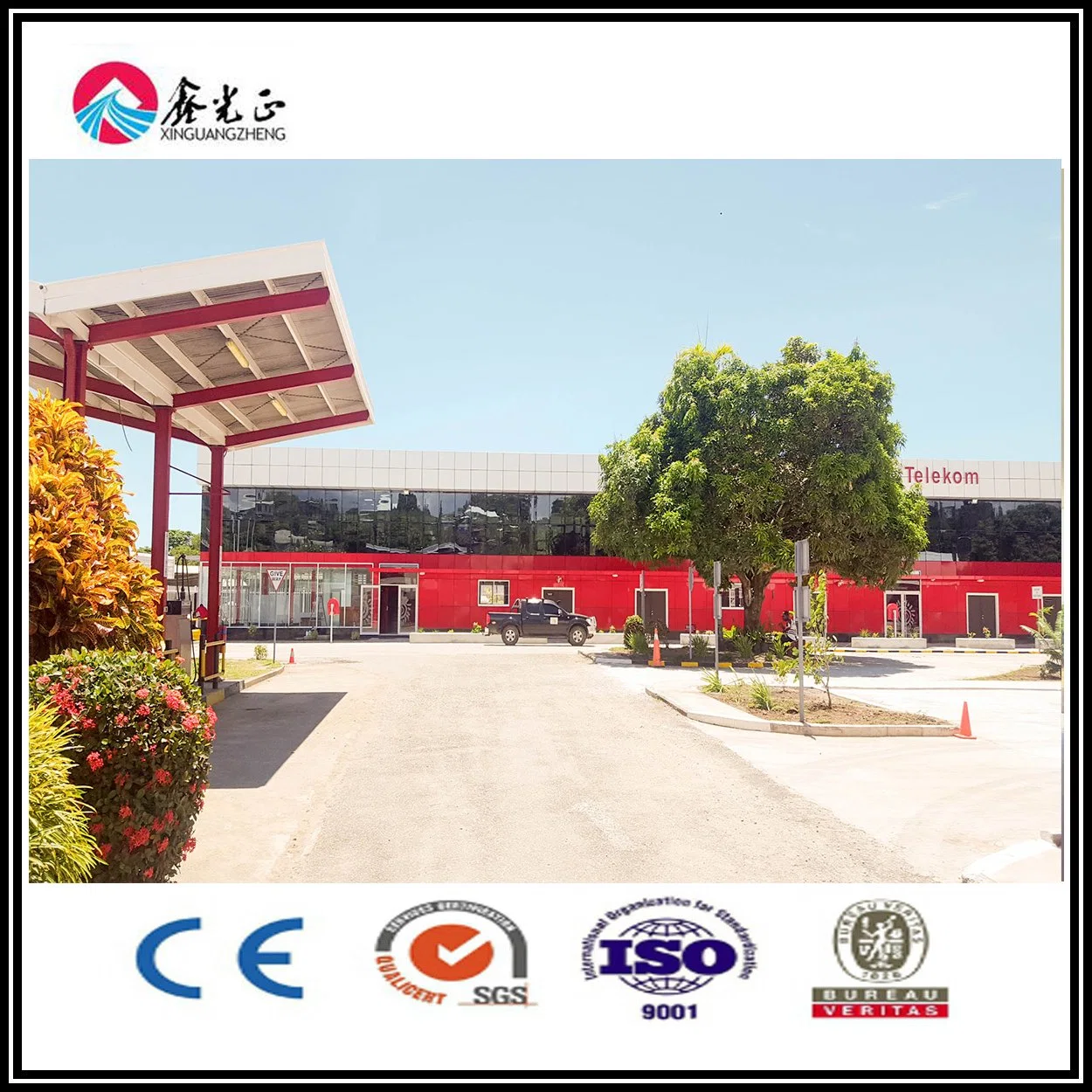 High quality/High cost performance  Steel Frame Steel Structure Office Building