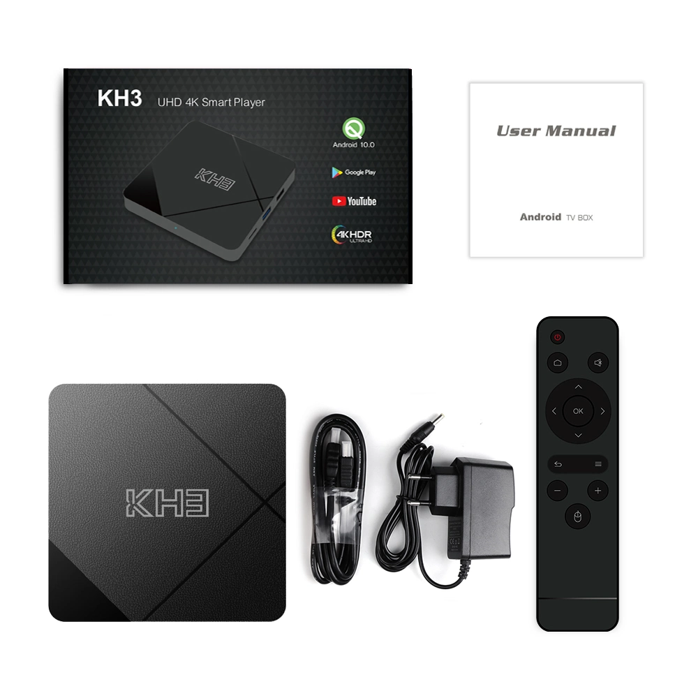 Mecool Kh3 Allwinner H313 2GB 16GB TV Box Cheapest Factory Price 2.4G WiFi Android 10 Media Player Smart Set Top Box STB Kh3