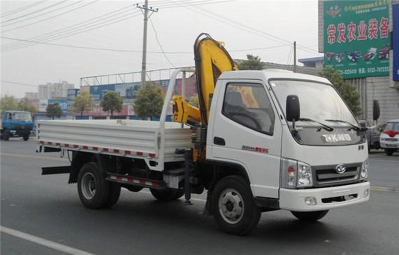 Fournisseur HBQZ Chine 3 tonnes mini grue de levage montés sur camion